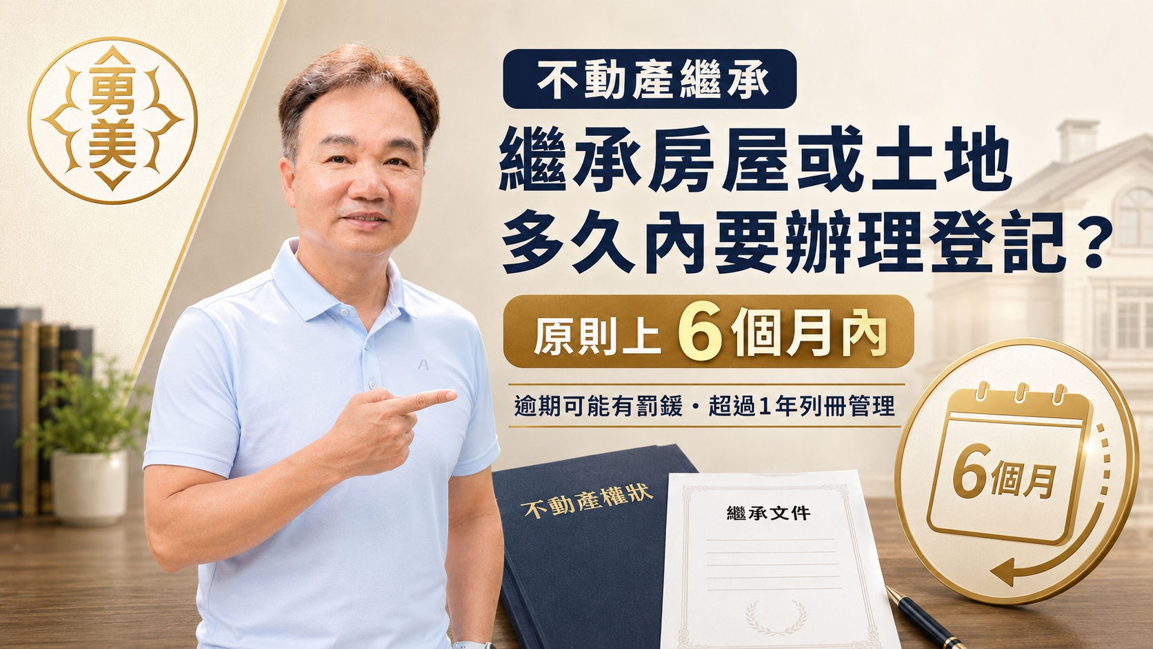 繼承房屋或土地後,多久內要辦理繼承登記?