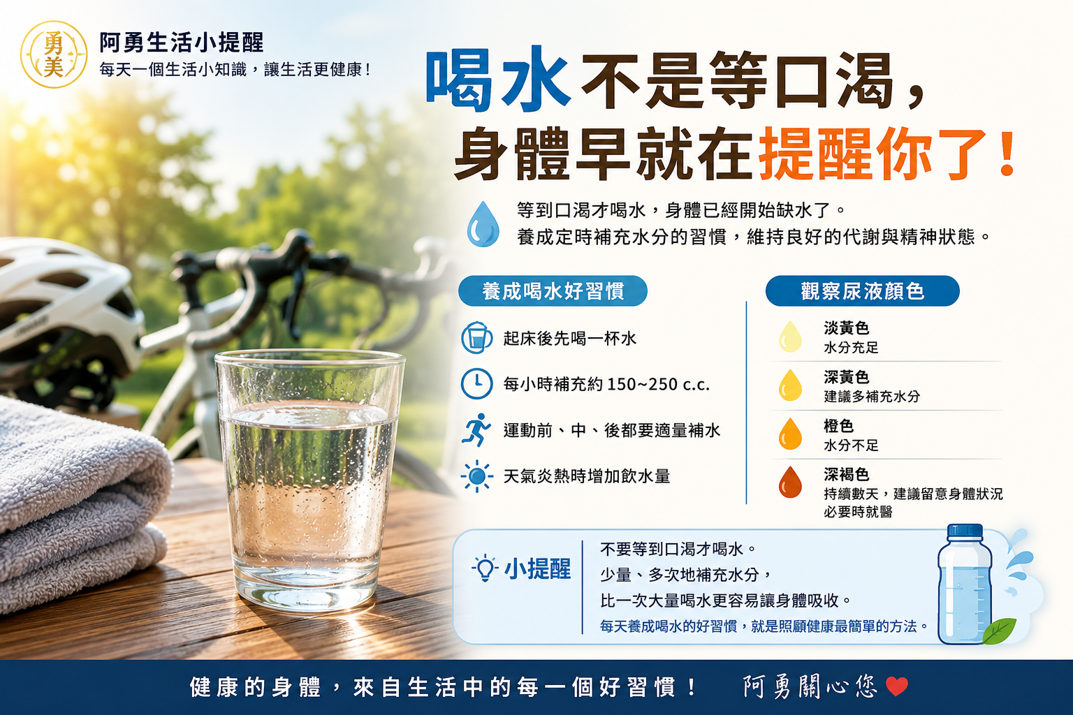喝水