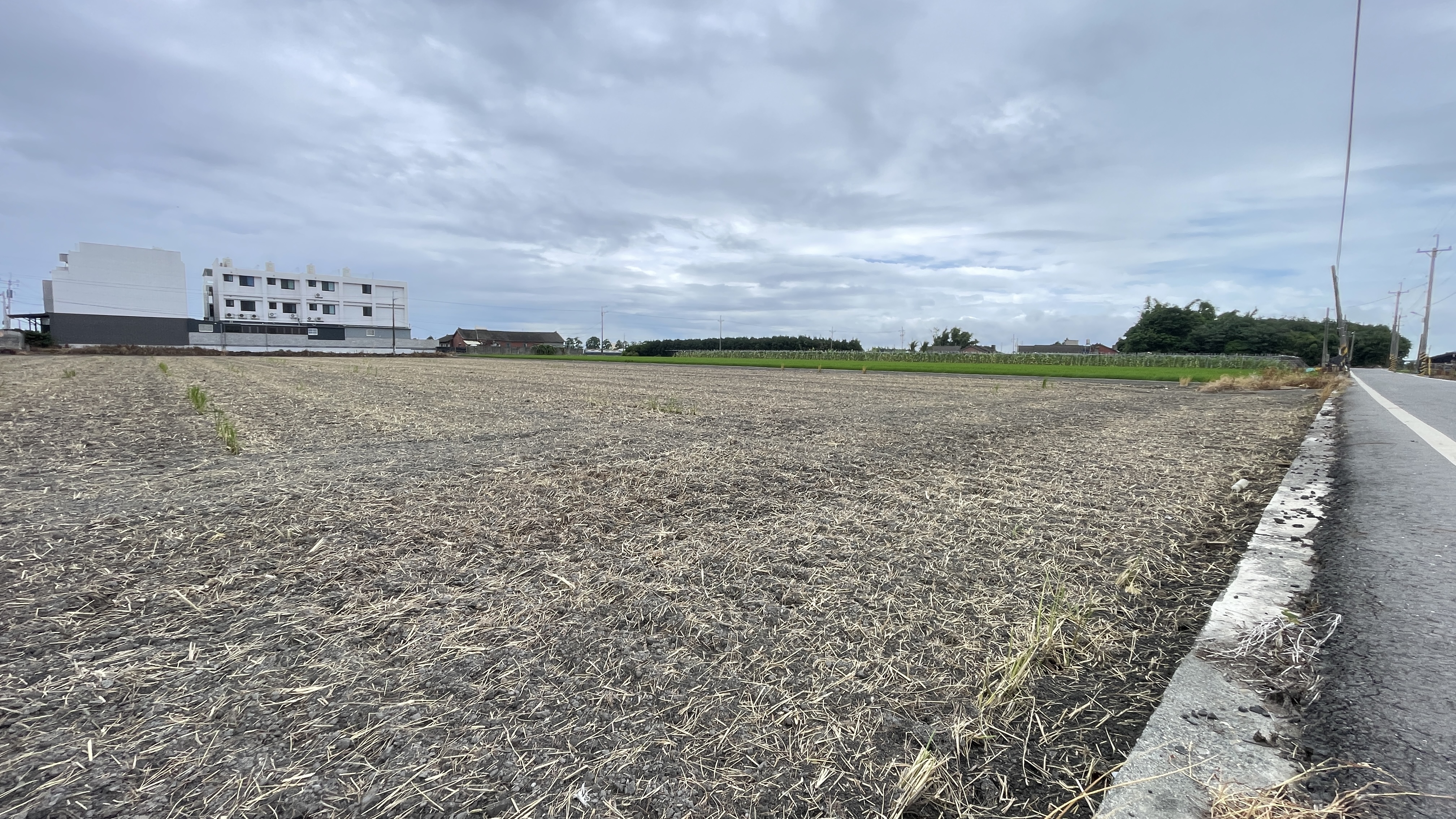 竹塘鄉雙面臨路千坪方正大農地｜近清祖寺