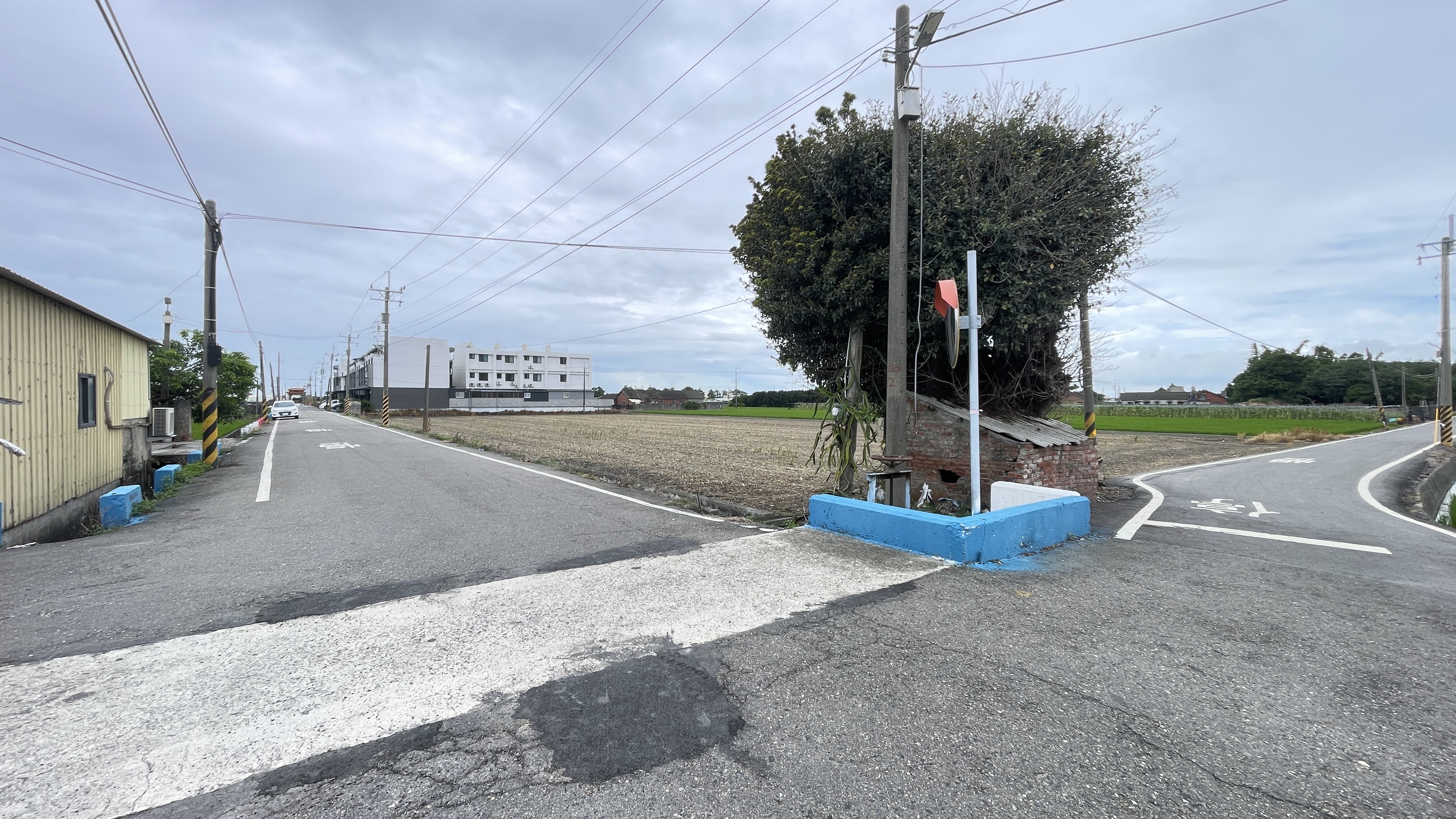 竹塘鄉雙面臨路千坪方正大農地｜近清祖寺
