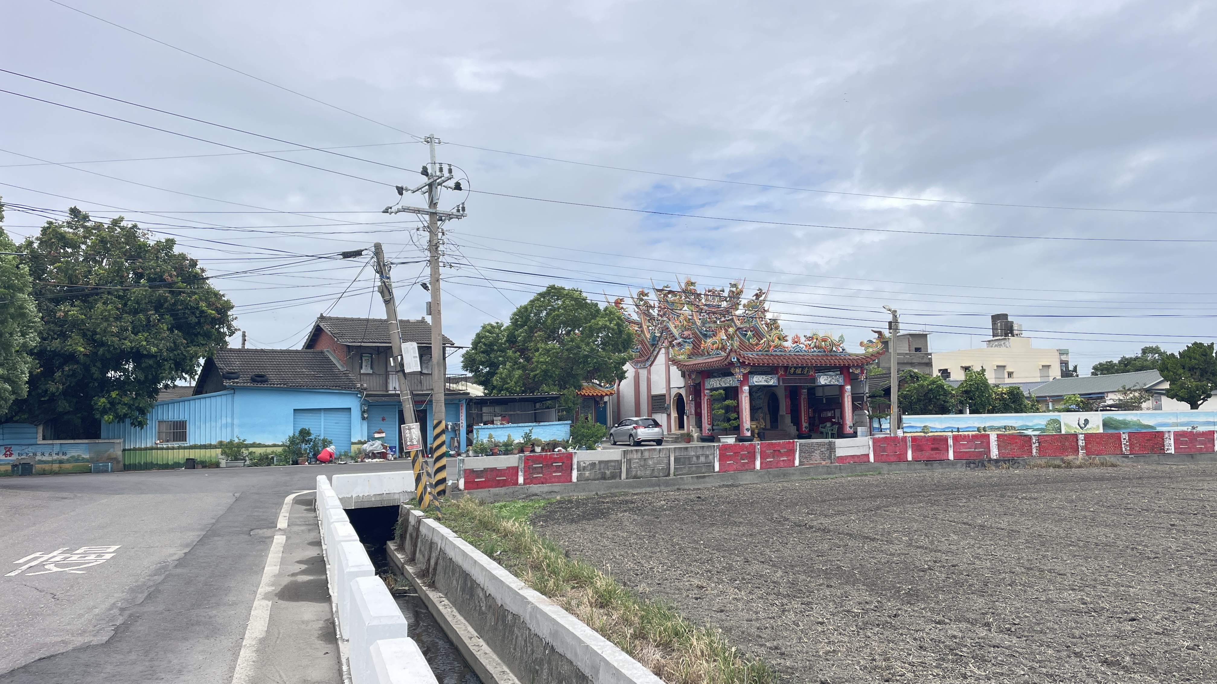 竹塘鄉雙面臨路千坪方正大農地｜近清祖寺