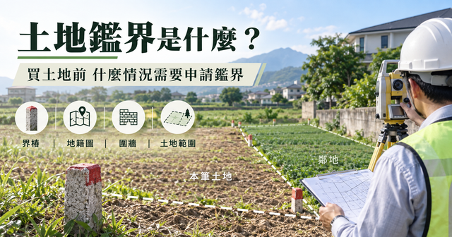 土地鑑界是什麼？買土地前什麼情況需要申請鑑界？